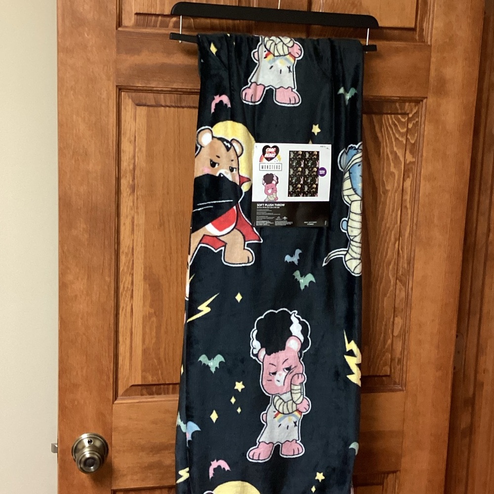 New! Care Bears Halloween Blanket